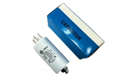 Конденсатор CBB60 3 мкФ 450V, з гайкою